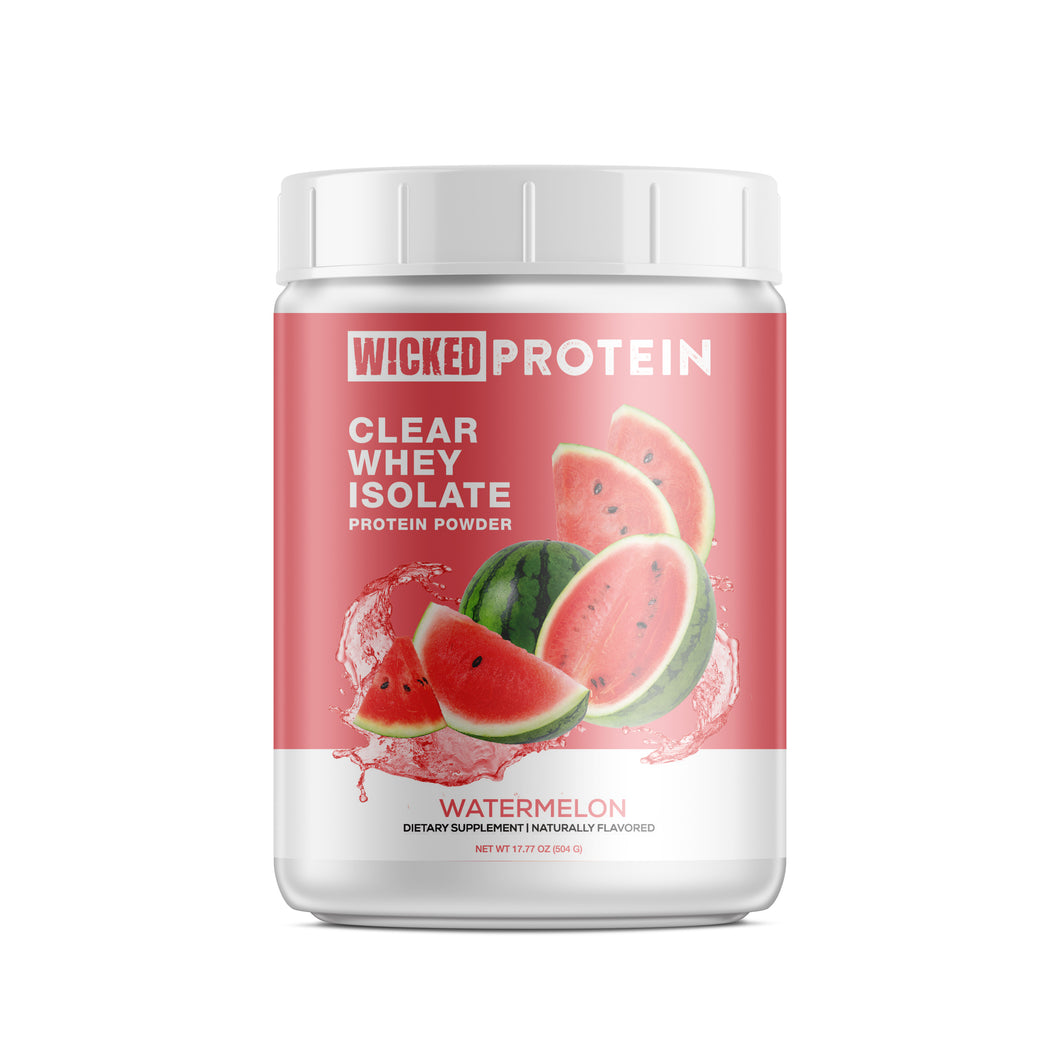 WICKED Watermelon Clear Whey Isolate Protein Powder (PRE ORDER)