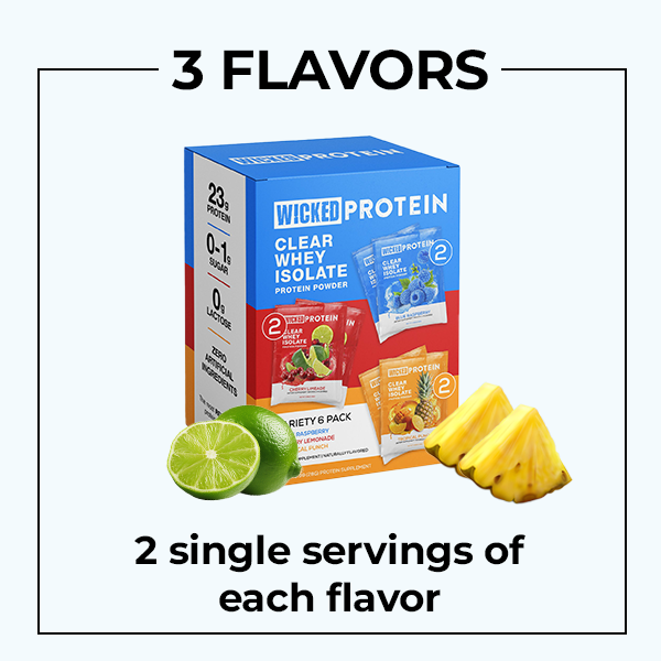 WICKED Protein Powder Sampler Bundle Deal (PRE ORDER)