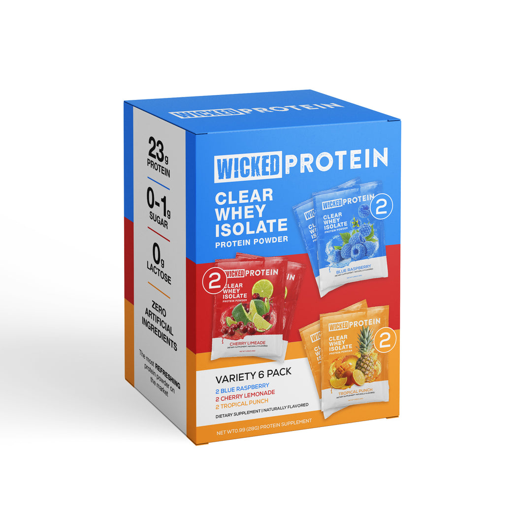 WICKED Protein CL-BR-TP Powder Sampler