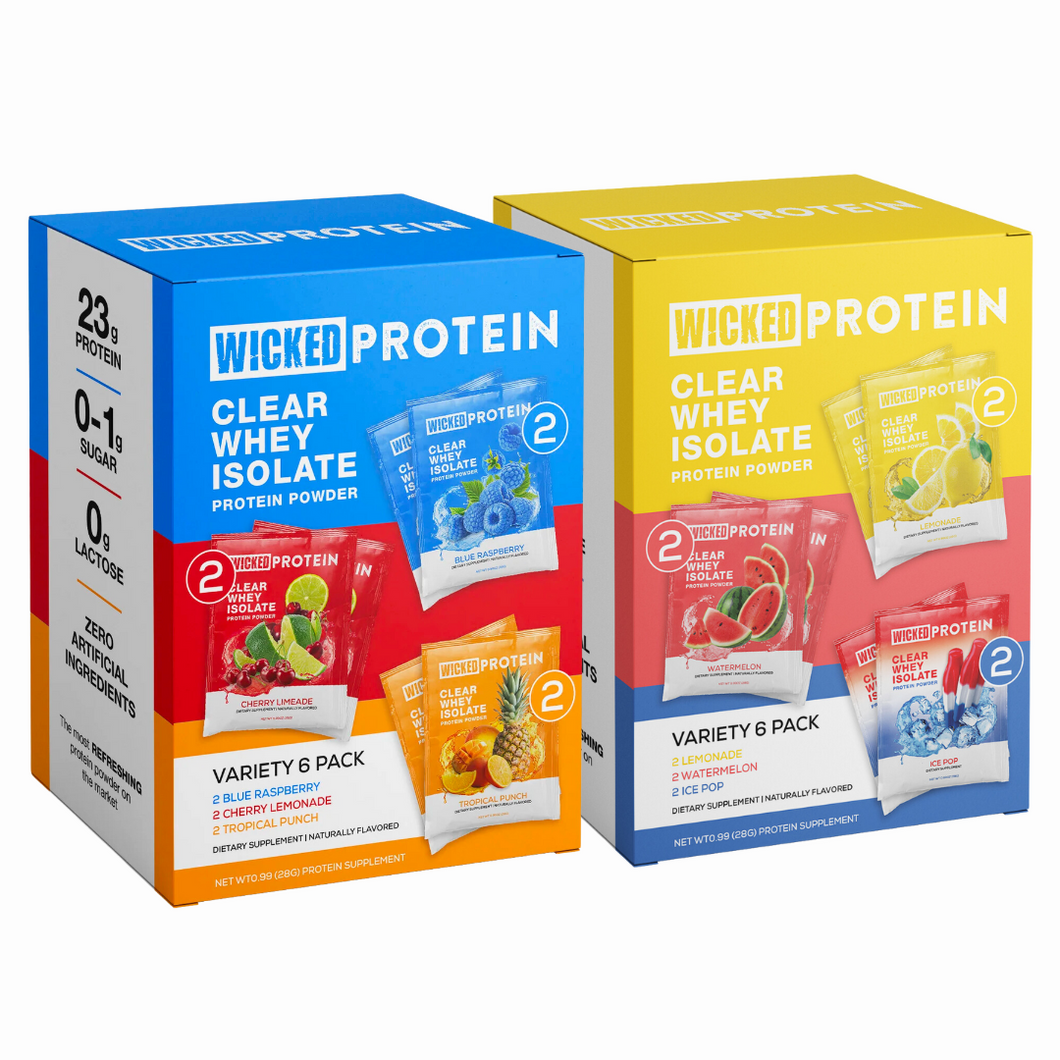 WICKED Protein Powder Sampler BUNDLE DEAL
