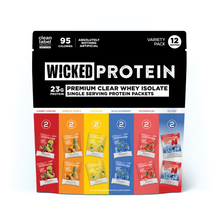 Load image into Gallery viewer, WICKED Protein 6 Flavor Variety 12 Pack (ON AMAZON)
