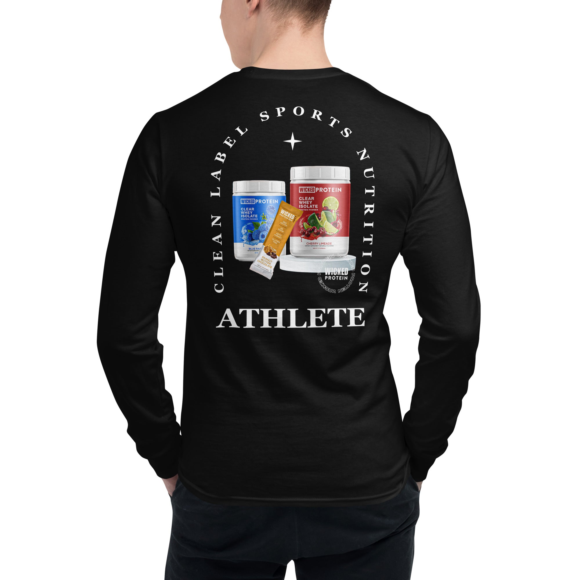 Clean Label Sports Nutrition Athlete Long Sleeve Shirt – WICKED Protein