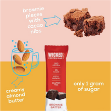 Load image into Gallery viewer, WICKED Refrigerated Brownie Batter Bars (8 Count)
