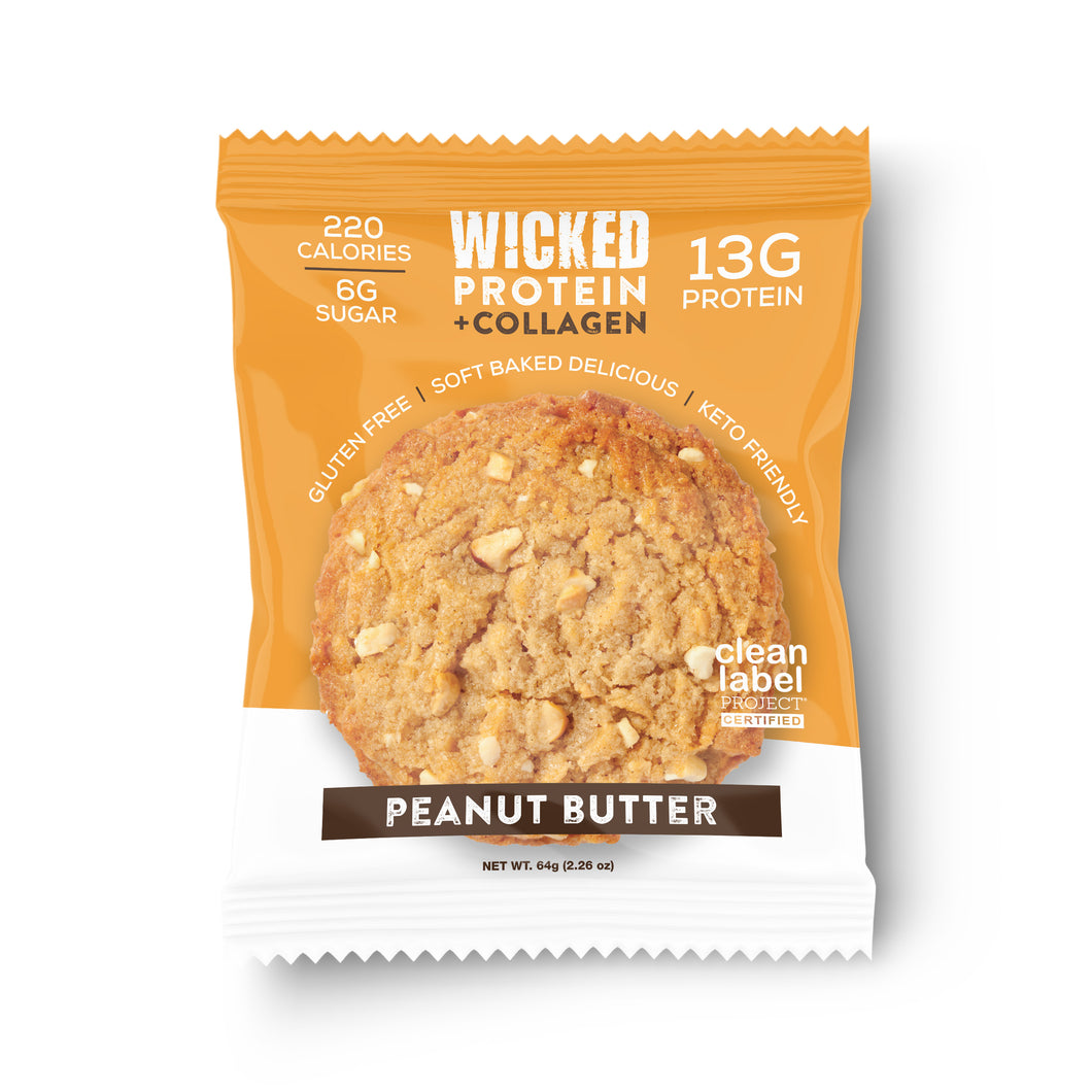 WICKED Peanut Butter Protein Cookies