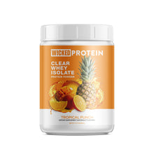 Load image into Gallery viewer, WICKED Tropical Punch Clear Whey Isolate Protein Powder (IN STOCK)
