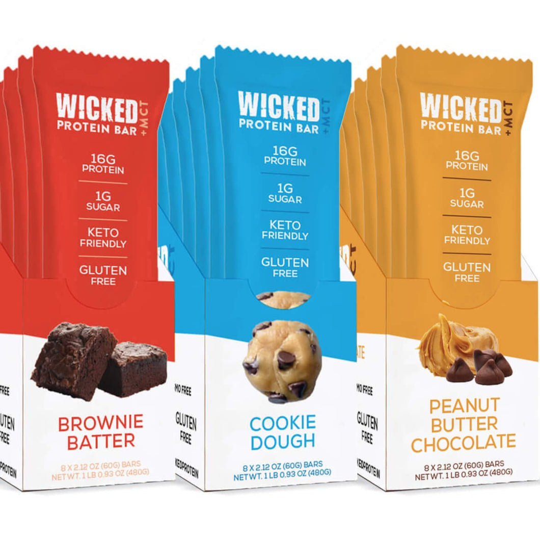 WICKED Protein Refrigerated Bar BUNDLE DEAL