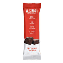 Load image into Gallery viewer, WICKED Refrigerated Brownie Batter Protein Bars (8 Bars/Box) - WICKED Protein Bars
