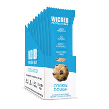 Load image into Gallery viewer, WICKED Refrigerated Cookie Dough Protein Bars (8 Bars/Box) - WICKED Protein Bars
